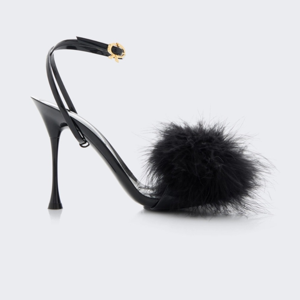 Gianvito Rossi spice plum heeled sandals